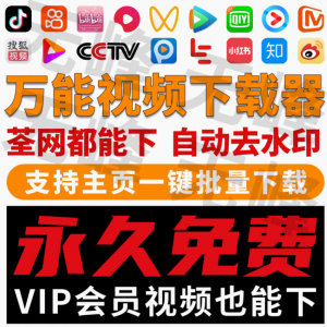抖音快手短视频批量下载无水印西瓜下载软件网页一键采集高清素材-虚拟仓发货