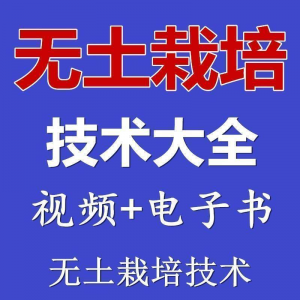 无土栽培视频教程蔬菜无土栽培教程原理无土种植栽培视频技术资料-虚拟仓发货