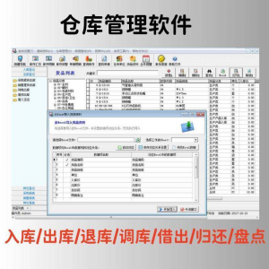 仓库管理软件单机版出入库进销存采购进货出库销售库存系统excel-虚拟仓发货