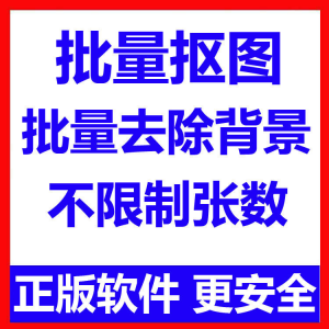批量抠图工具 全自动去除图片背景软件 本地运行 不限制张数-虚拟仓发货