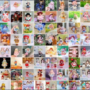 精品隐藏800+款精品微钩隐藏人偶图解全店图解部分带视频打包价-虚拟仓发货