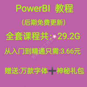 Power bi教程商业数据分析可视化图表建模视频零基础powerbi课程-虚拟仓发货