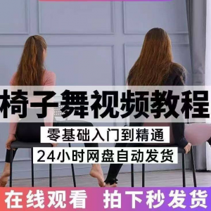 椅子舞教程视频 椅子舞技巧全套入门自学零基础学习教程素材-虚拟仓发货