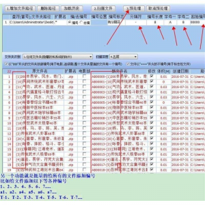 批量文件名提取软件/文件名批量编号/文件名批量修改-虚拟仓发货