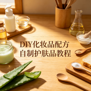 DIY化妆品配方自制护肤品教程学习资料手工制作大全芦荟胶水乳霜-虚拟仓发货